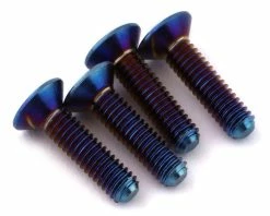 175RC DR10 G5 Titanium Differential Screws (Burnt Blue) (4)