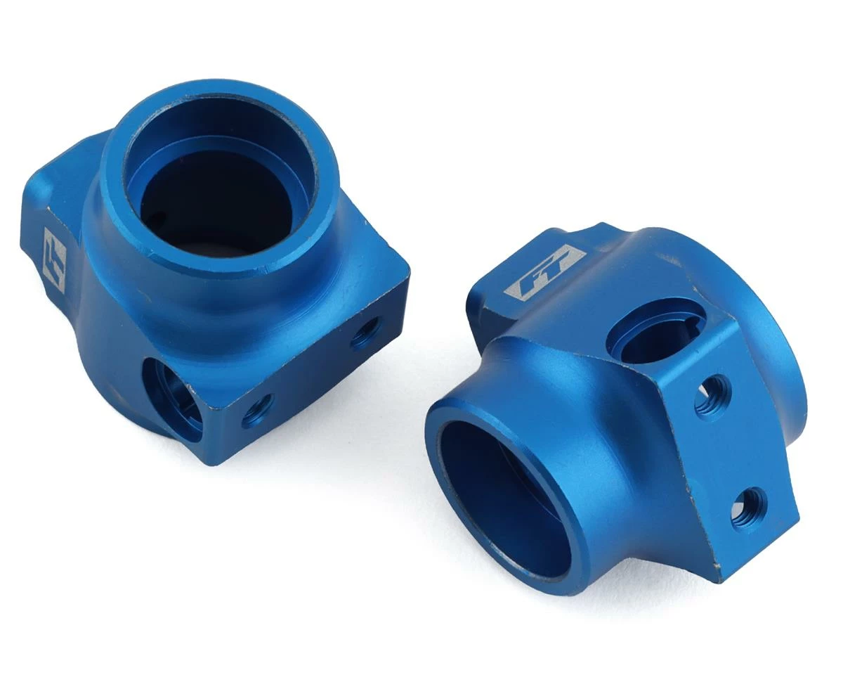 Team Associated DR10/SR10 Factory Team Aluminum Rear Hub Set (Blue) (2)