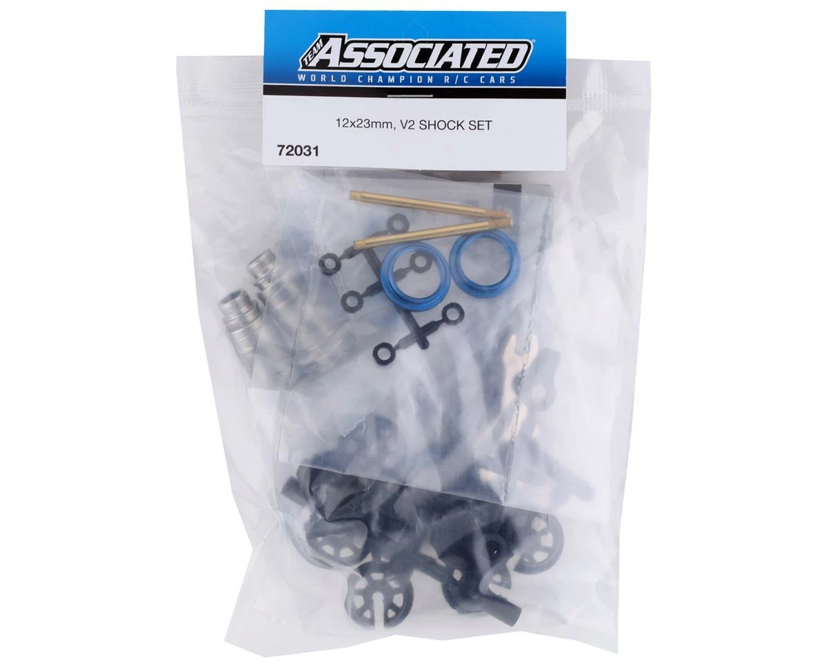 Team Associated SR10/RB10 V2 12x23mm Threaded Front Shock Kit - Image 2