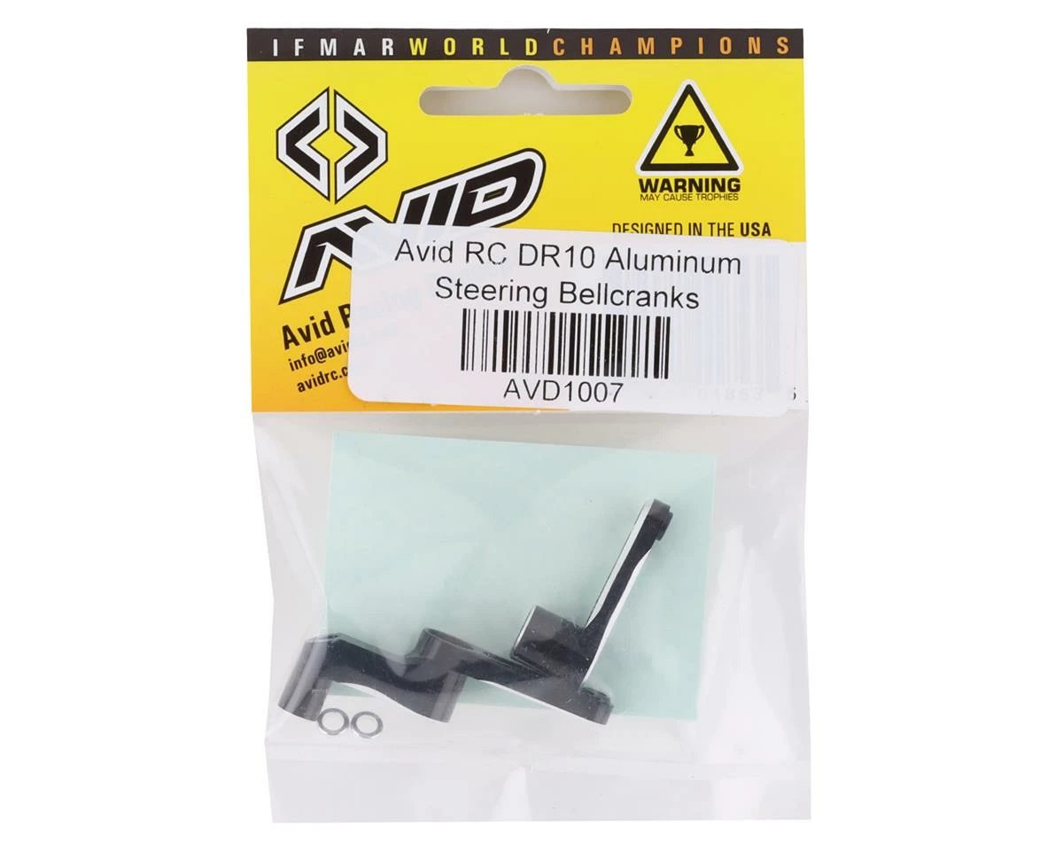 Avid RC DR10 Aluminum Steering Bellcranks - Image 2
