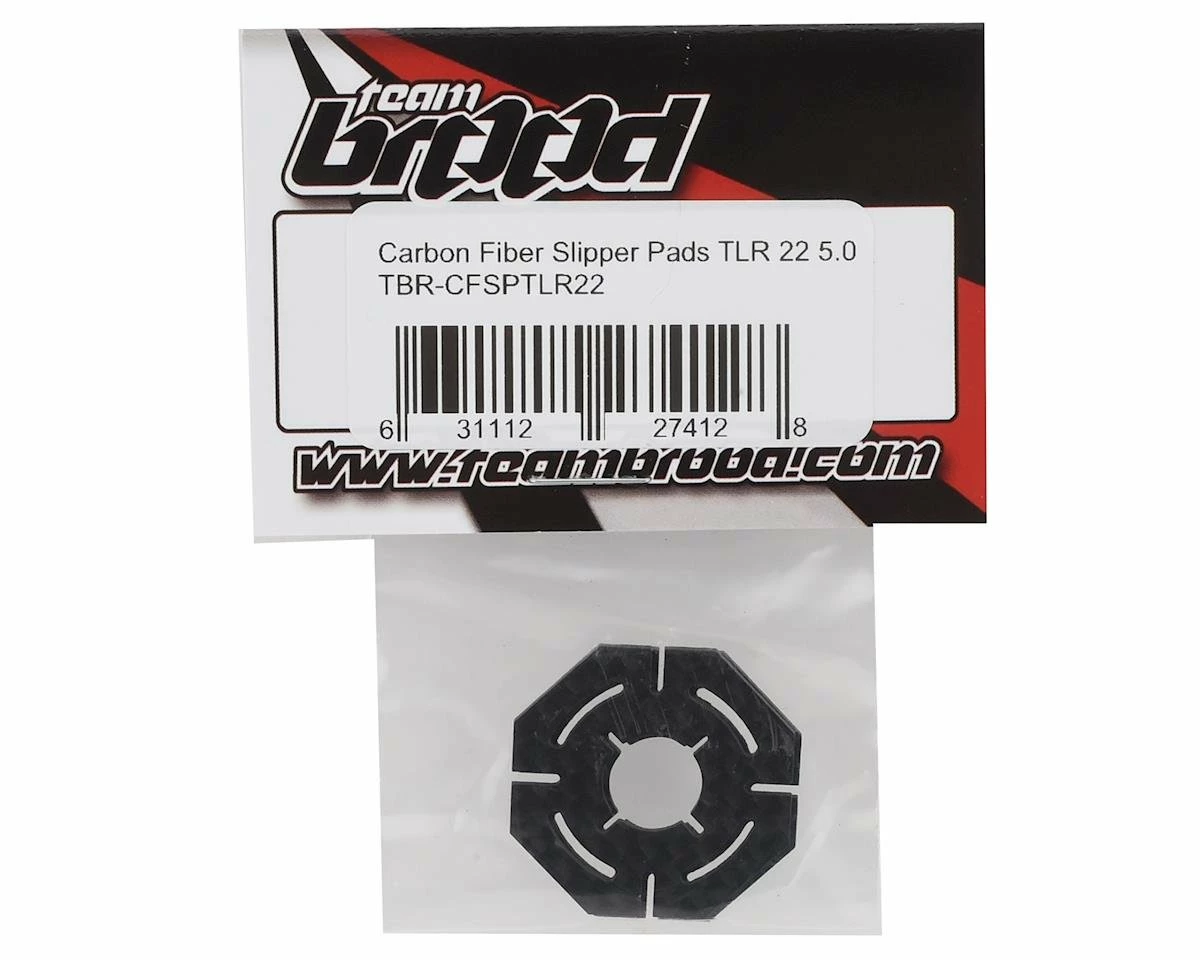 Team Brood LR 22 5.0 Carbon Fiber Slipper Pads - Image 2
