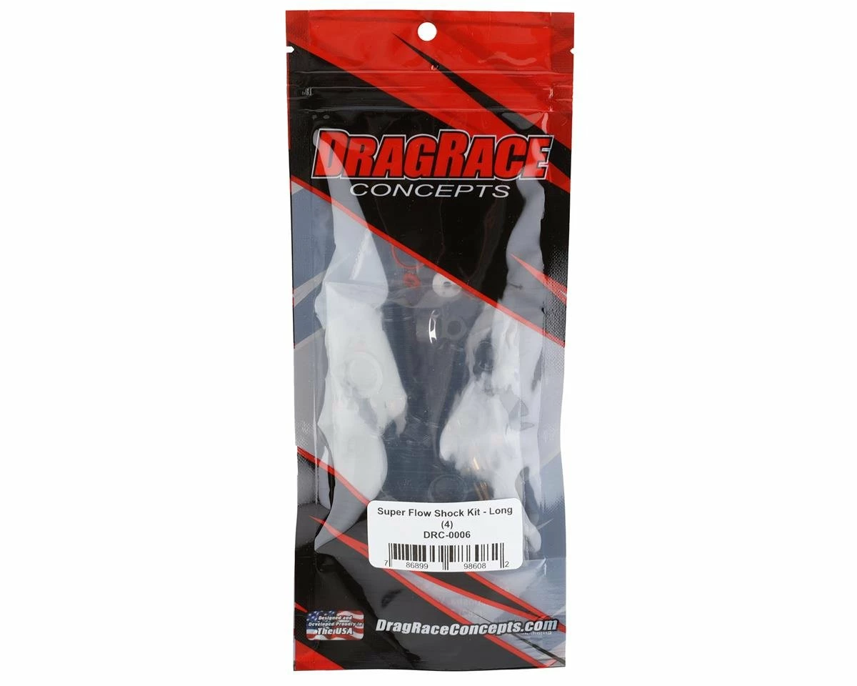 DragRace Concepts Super Flow Shock Kit (4) (Long) - Image 3
