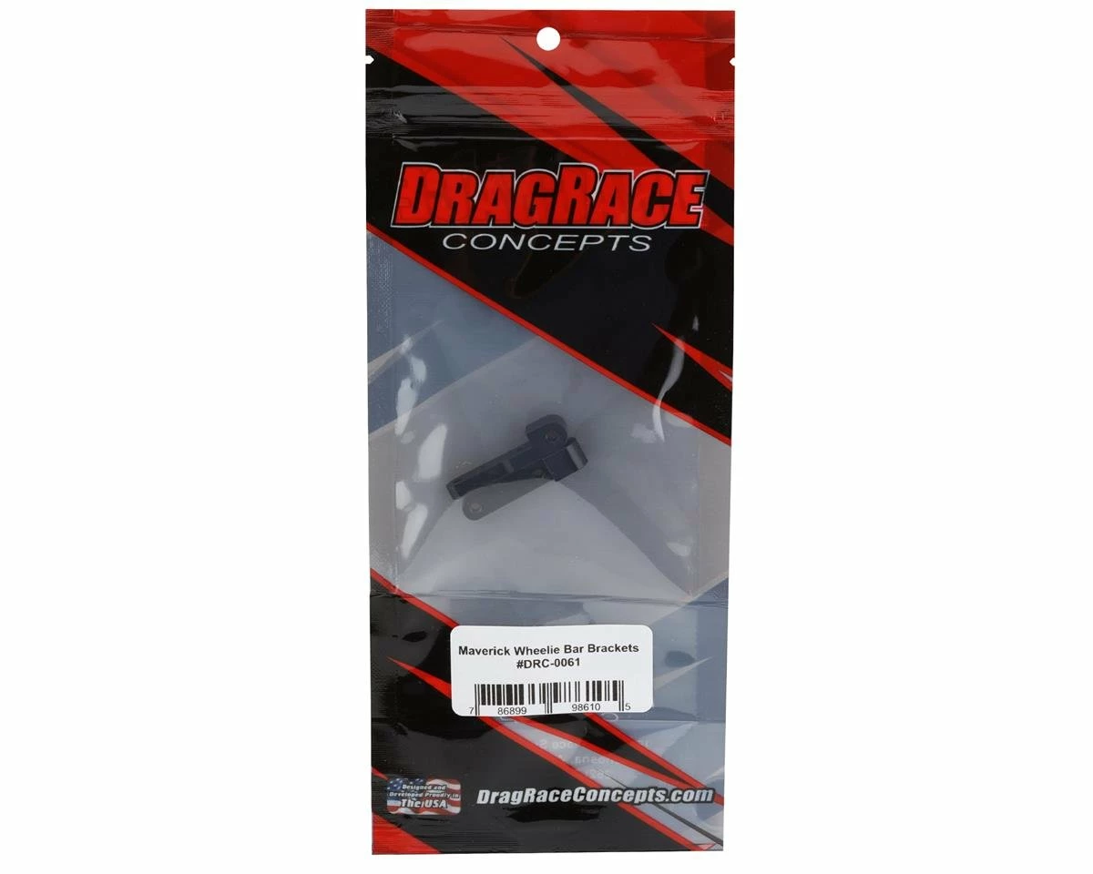 DragRace Concepts Maverick Aluminum Wheelie Bar Brackets (2) - Image 2