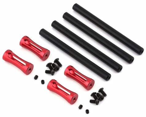 DragRace Concepts Screw Down Body Mount Set (Red) (4)
