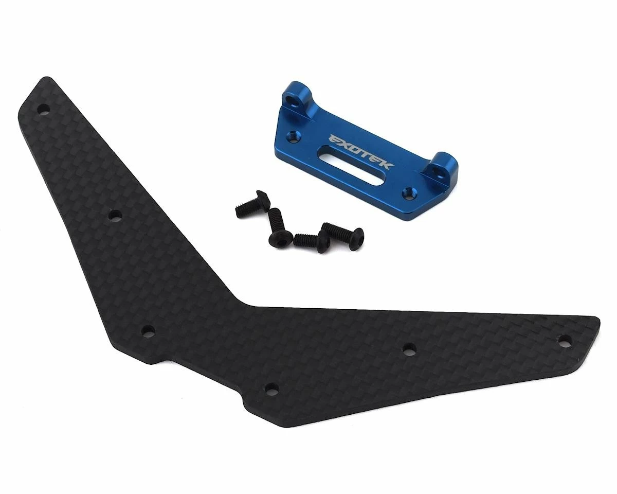 EXOTEK Traxxas Slash +28mm Carbon Rear Body Mount