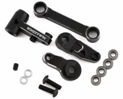 EXOTEK TLR 22S Drag HD Aluminum Steering Set (Silver/Black)