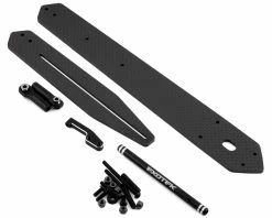 EXOTEK TLR 22S Drag Carbon Adjustable Flat Wheelie Bar (Single Wheel)