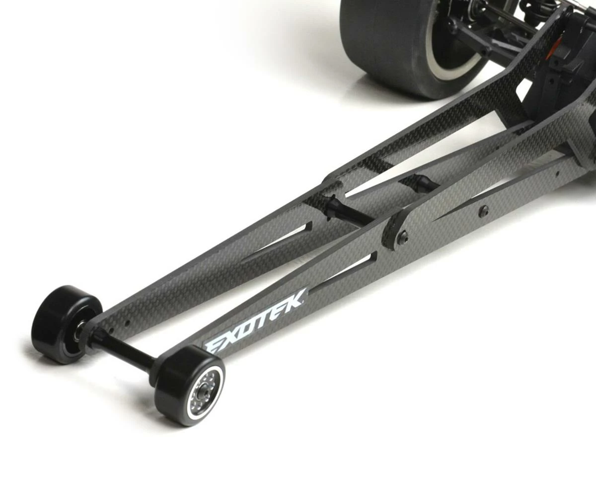 EXOTEK TLR 22S Losi Drag Carbon Fiber Adjustable Ladder Wheelie Bar Set (Extra Long) - Image 3