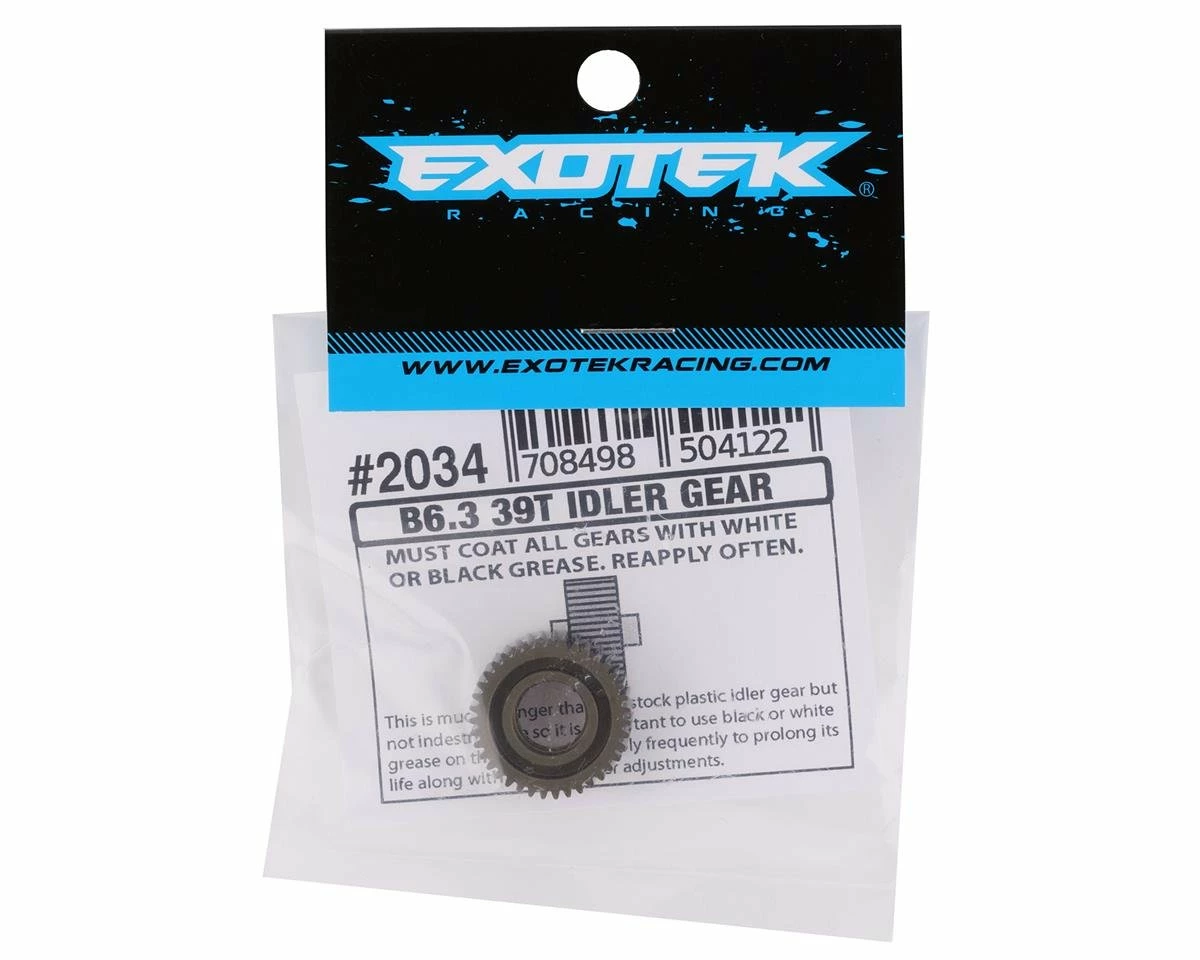 EXOTEK B6.3 Aluminum Laydown Idler Gear (39T) - Image 2