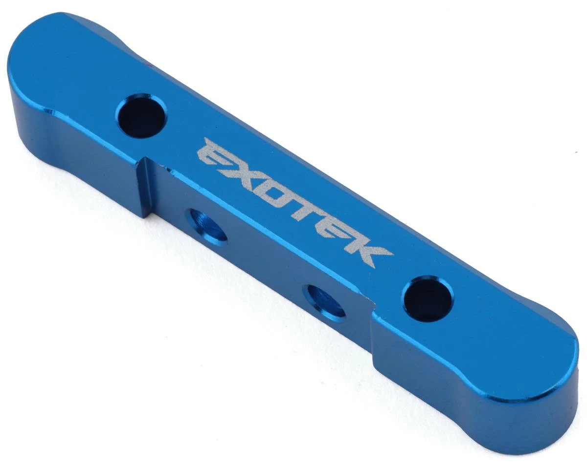 EXOTEK DR10 Aluminum HD "D" Rear Arm Mount (Blue)