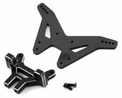 EXOTEK TLR 22S Drag 4mm Carbon Rear Tower Set (Black)