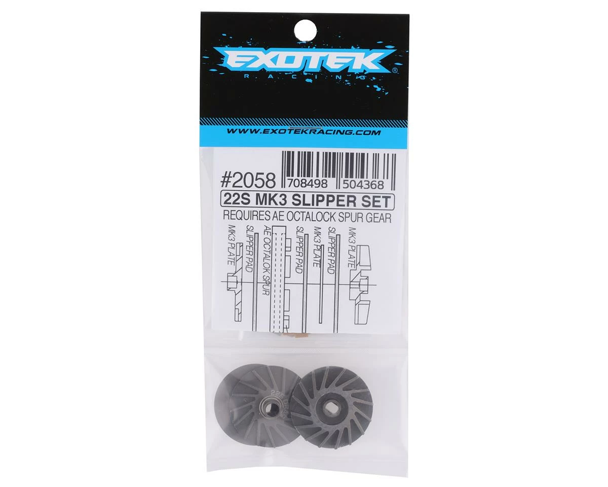 EXOTEK TLR 22S Drag Mk3 Finned Slipper Set - Image 2