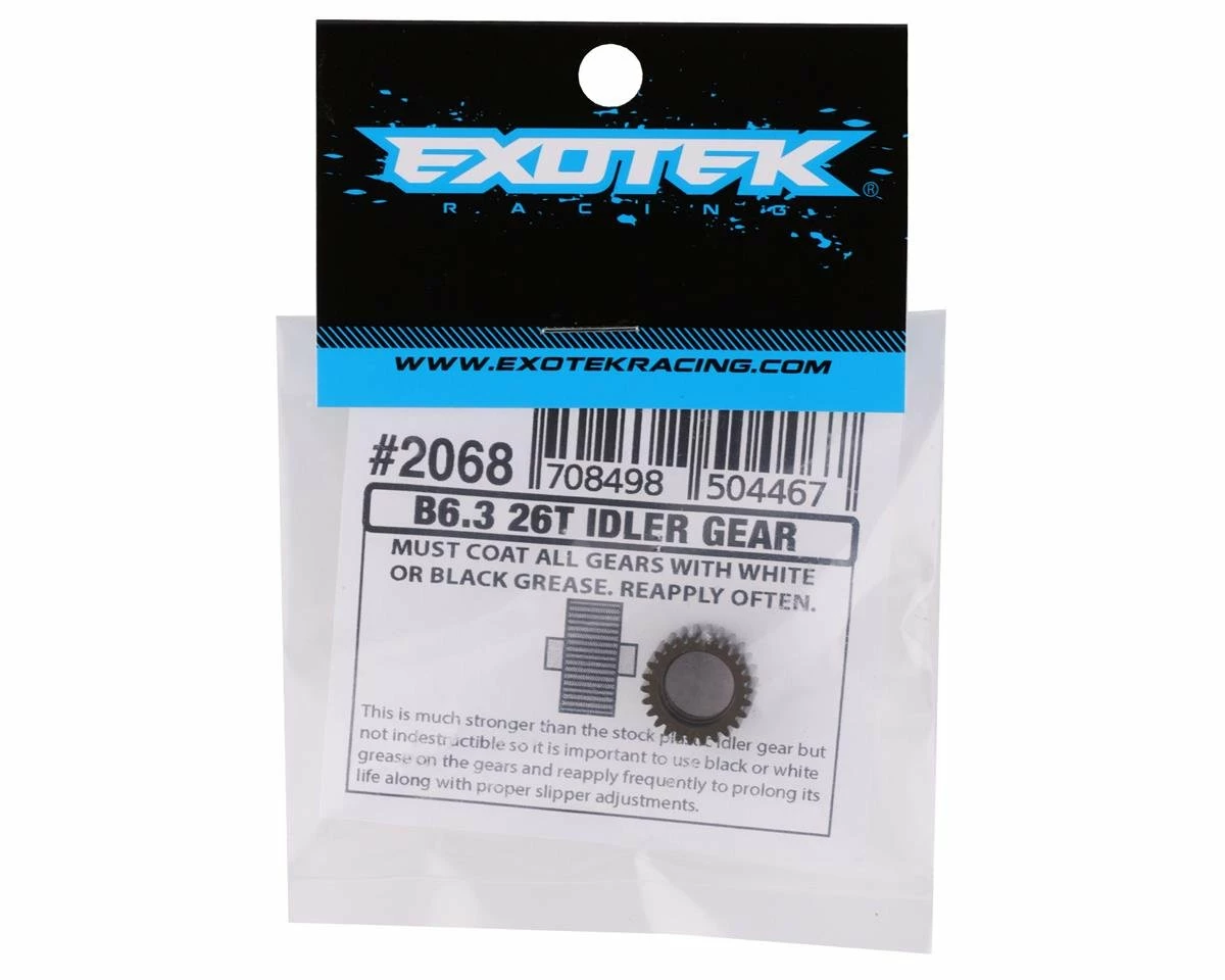EXOTEK B6.3 Aluminum Layback Idler Gear (26T) - Image 2