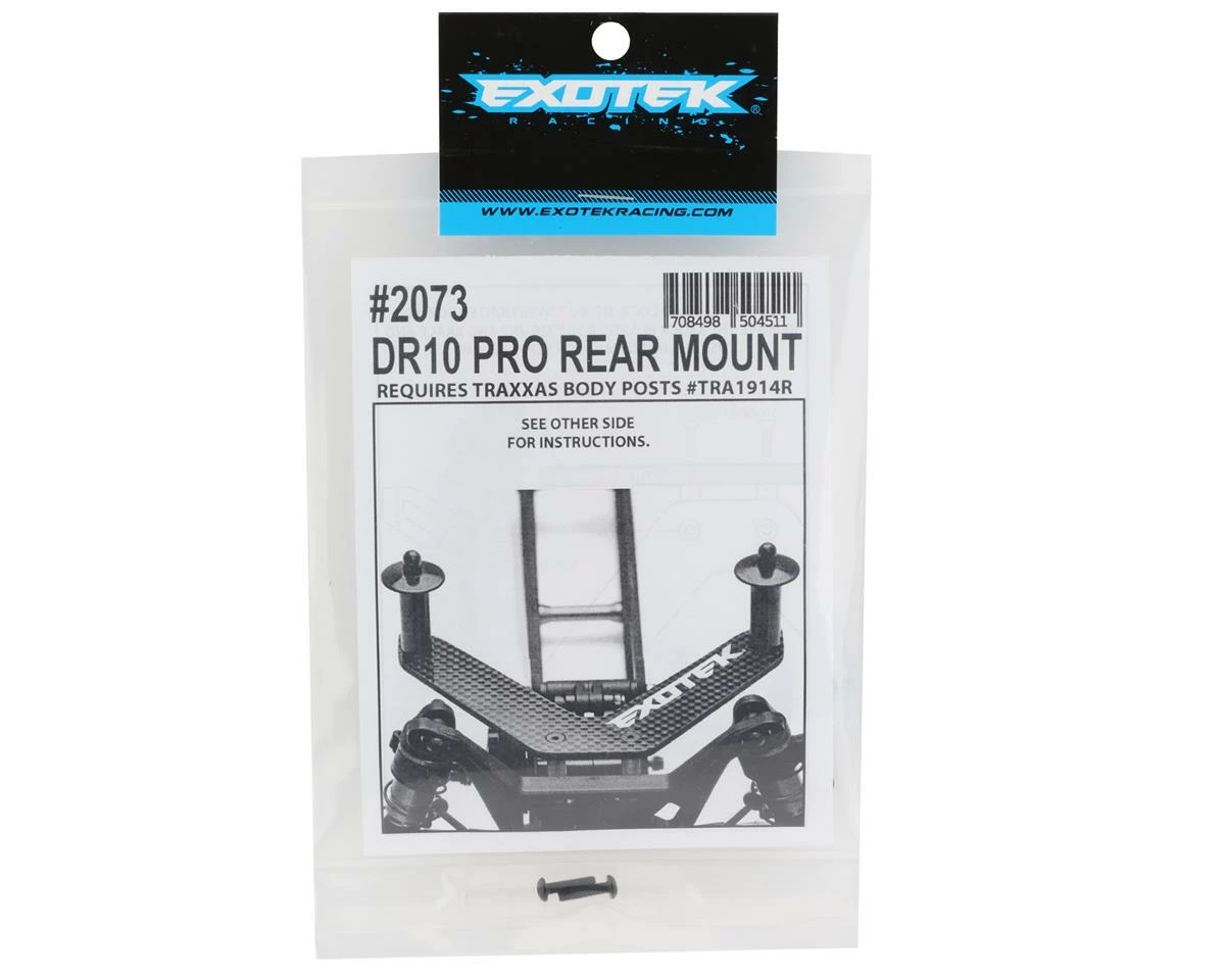 EXOTEK Associated DR10 Pro Rear Body Mount Set - Image 2
