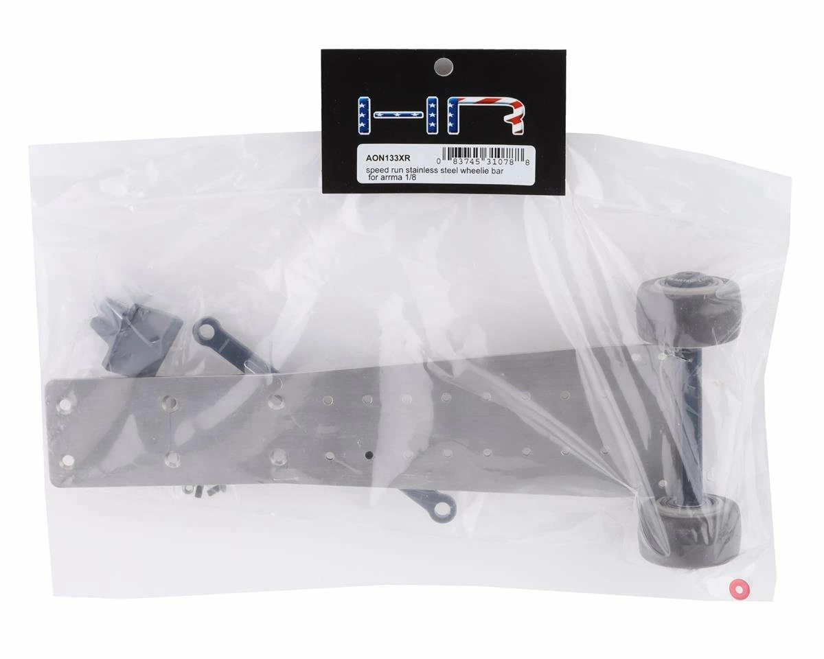 Hot Racing Arrma 6S Speed Run Stainless Steel Wheelie Bar - Image 2