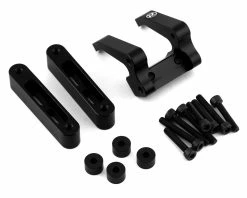 R-Design 22 Laydown Transmission Wheelie Bar Mount V2 (Black)