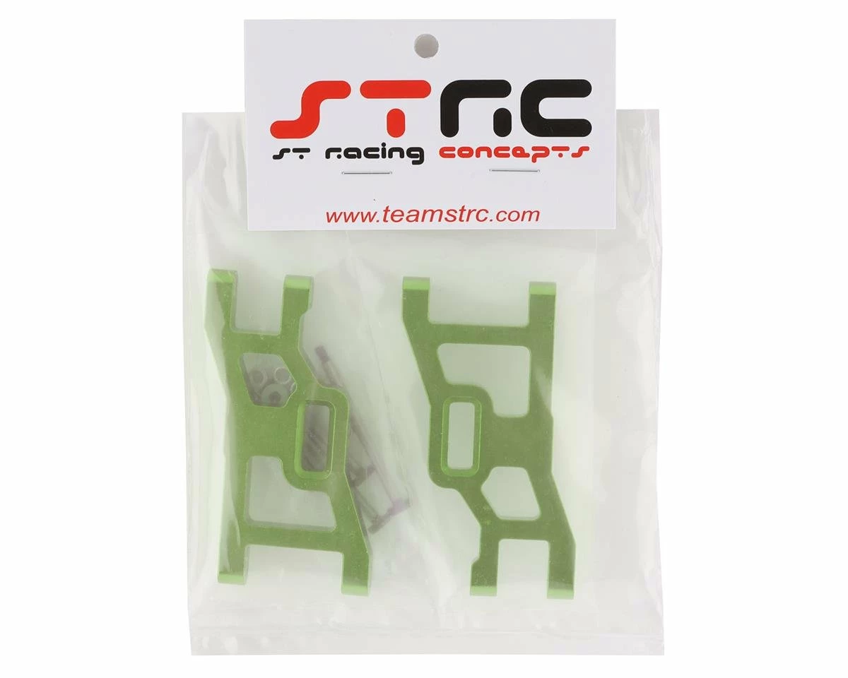 ST Racing Concepts Raxxas Drag Slash/Bandit Aluminum Front Arms (Green) - Image 2