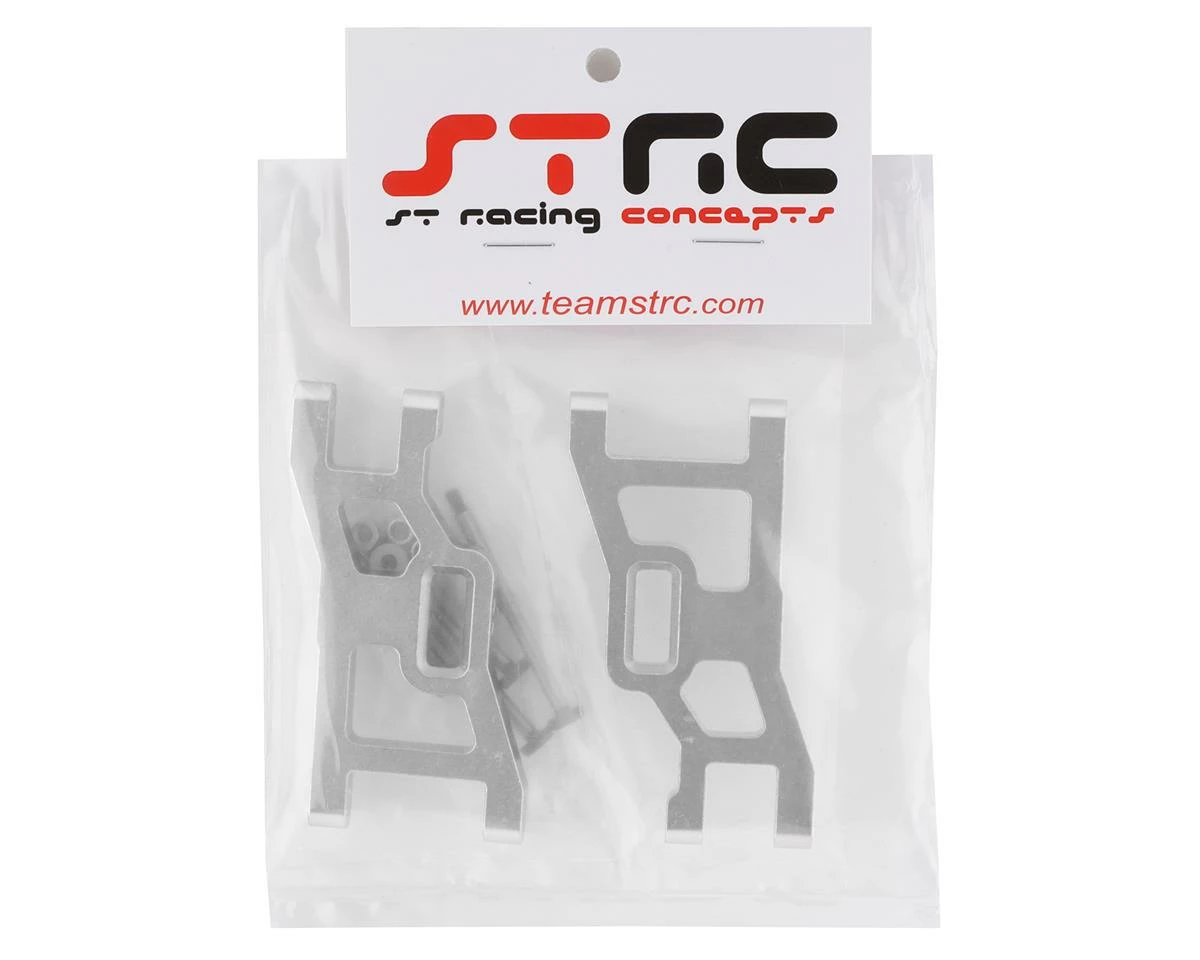 ST Racing Concepts Raxxas Drag Slash/Bandit Aluminum Front Arms (Silver) - Image 2
