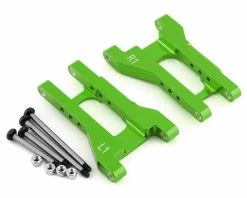 ST Racing Concepts Raxxas Drag Slash Aluminum Toe-In Rear Arms (Green) (1° Toe-In)