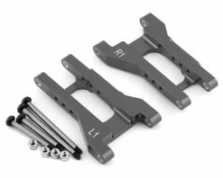 ST Racing Concepts Raxxas Drag Slash Aluminum Toe-In Rear Arms (Gun Metal) (1° Toe-In)