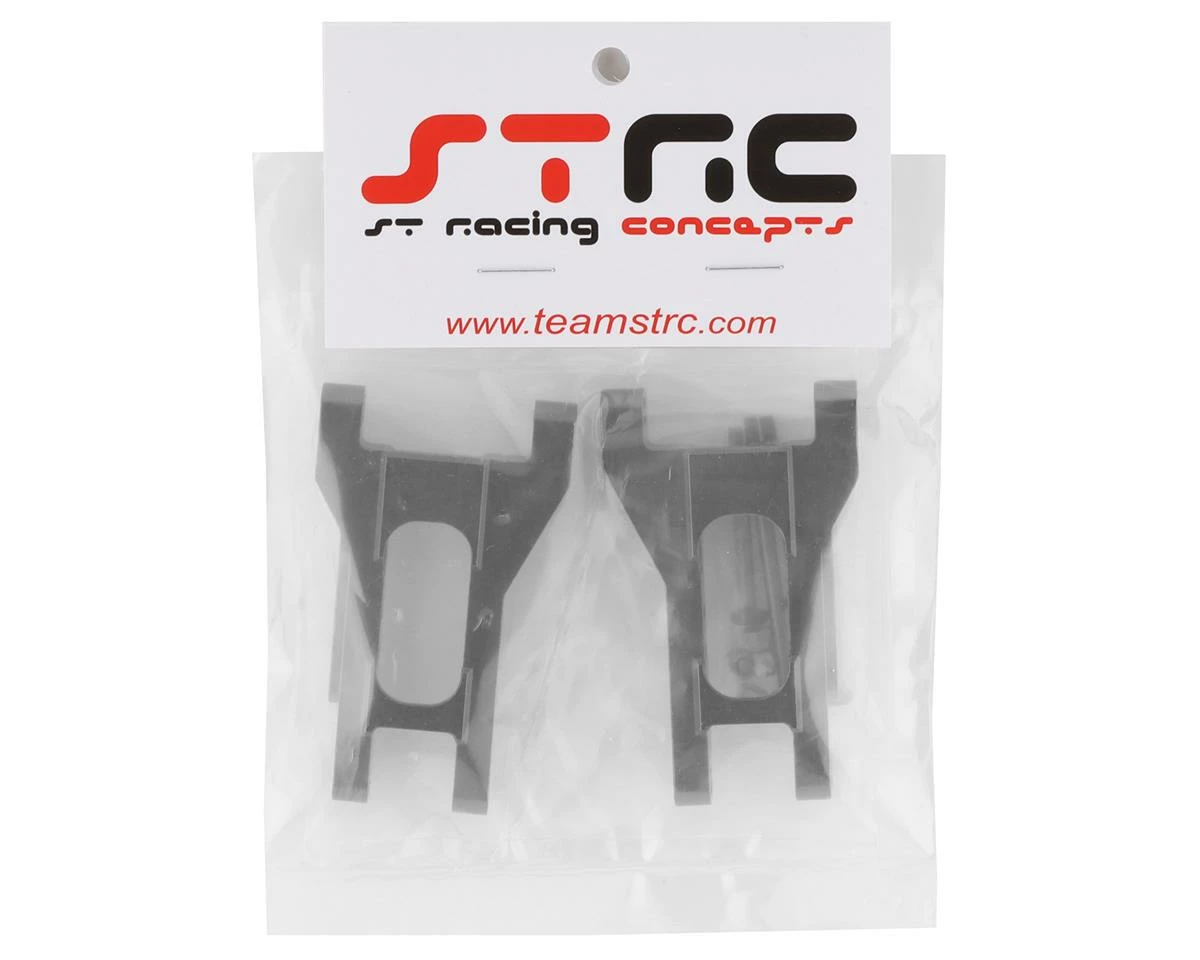 ST Racing Concepts Raxxas Drag Slash Aluminum Toe-In Rear Arms (Gun Metal) (1° Toe-In) - Image 2