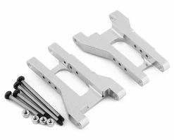 ST Racing Concepts Raxxas Drag Slash Aluminum Toe-In Rear Arms (Silver) (1° Toe-In)