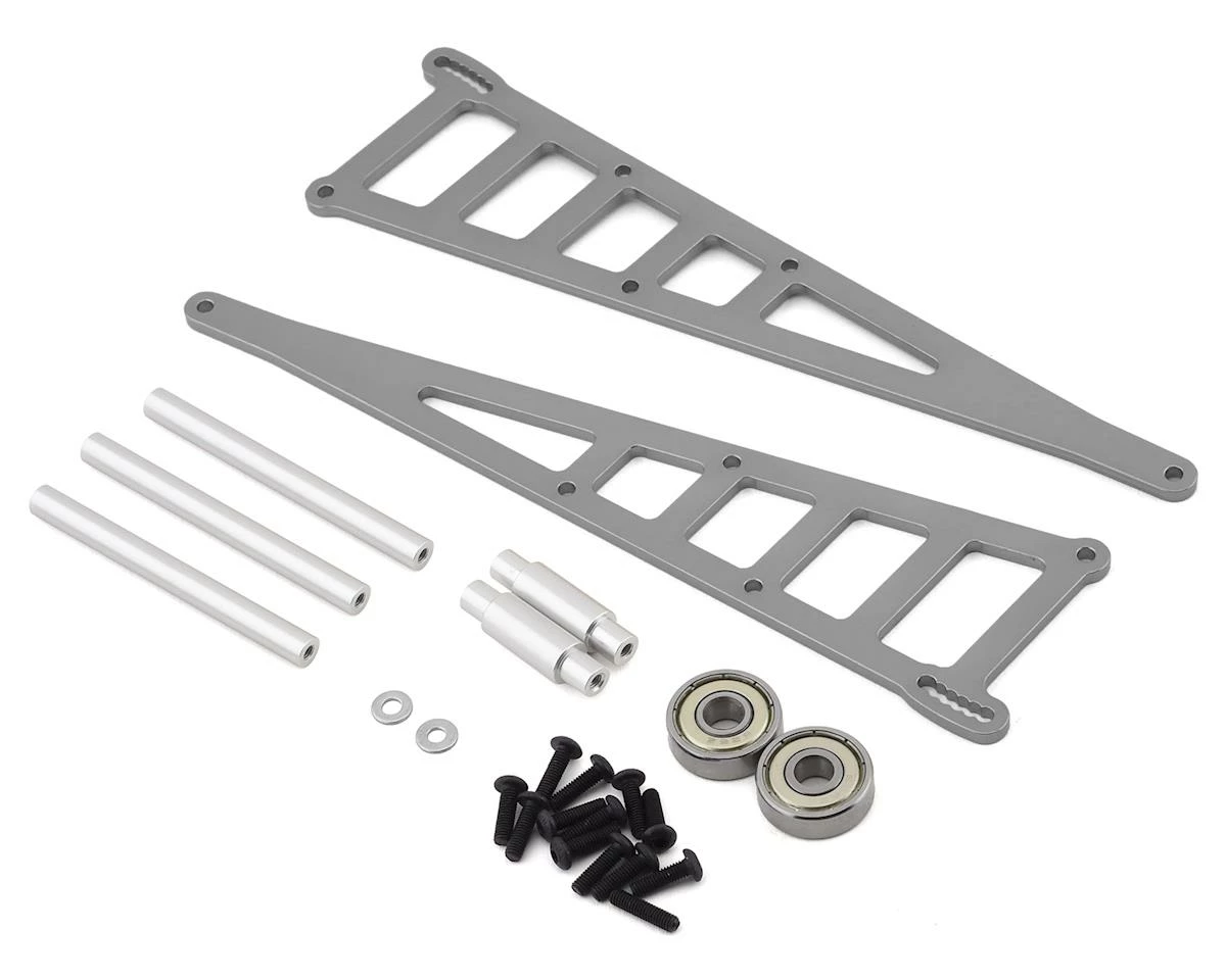 ST Racing Concepts Raxxas Slash Aluminum Adjustable Wheelie Bar Kit (Gun Metal)