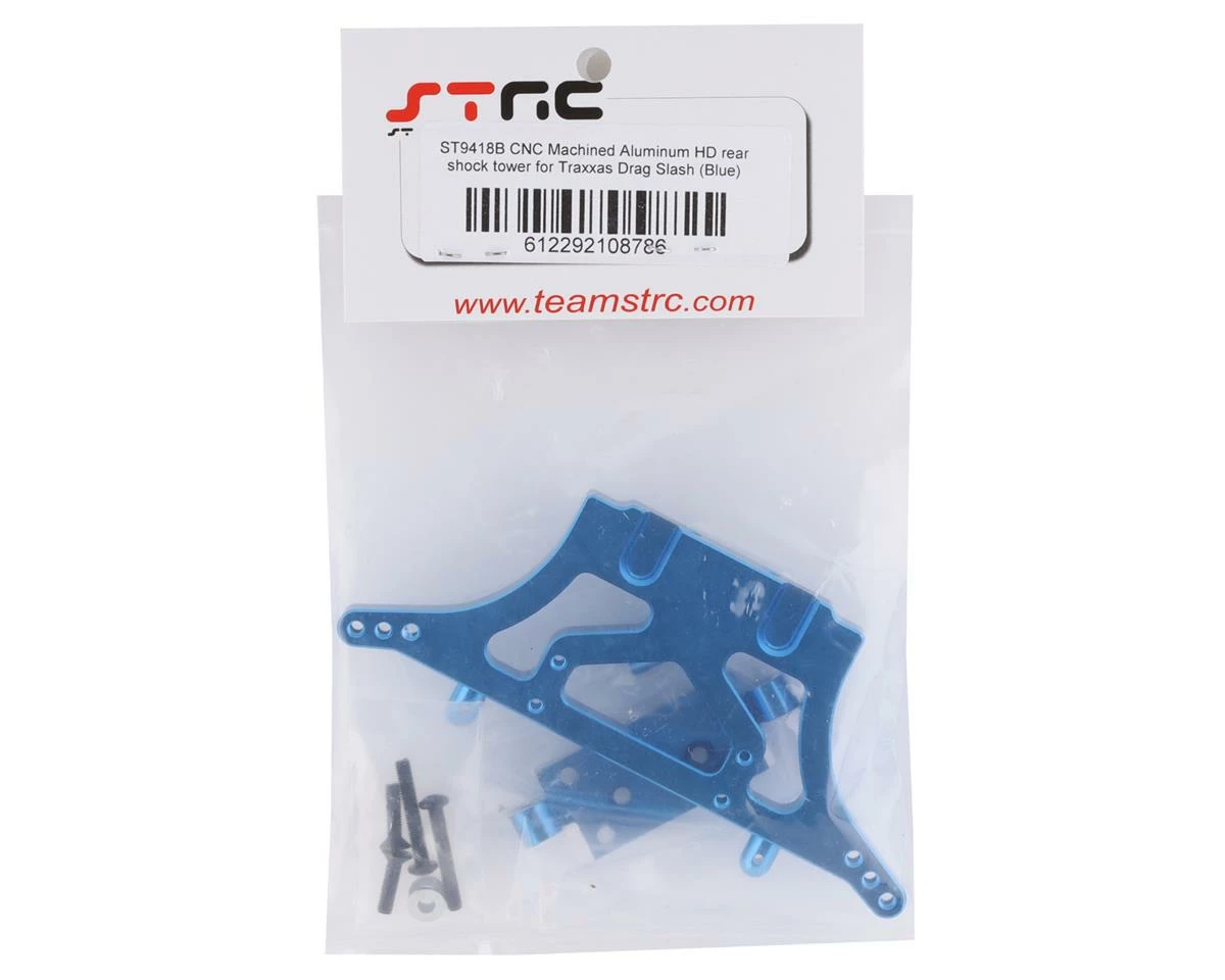 ST Racing Concepts Raxxas Drag Slash Aluminum HD Rear Shock Tower (Blue) - Image 2