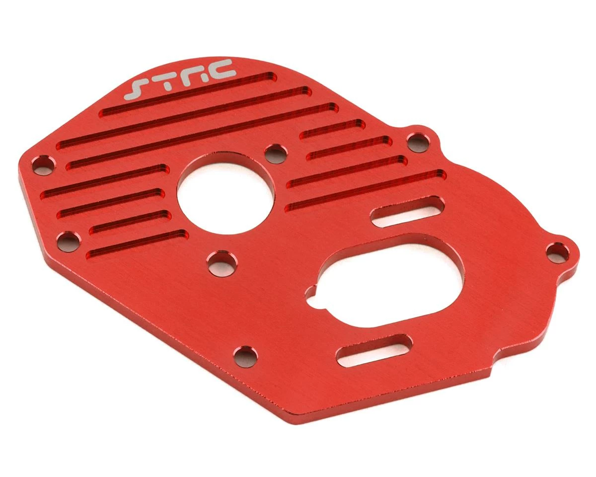 ST Racing Concepts Raxxas Drag Slash Aluminum Heat-Sink Motor Plate (Red)