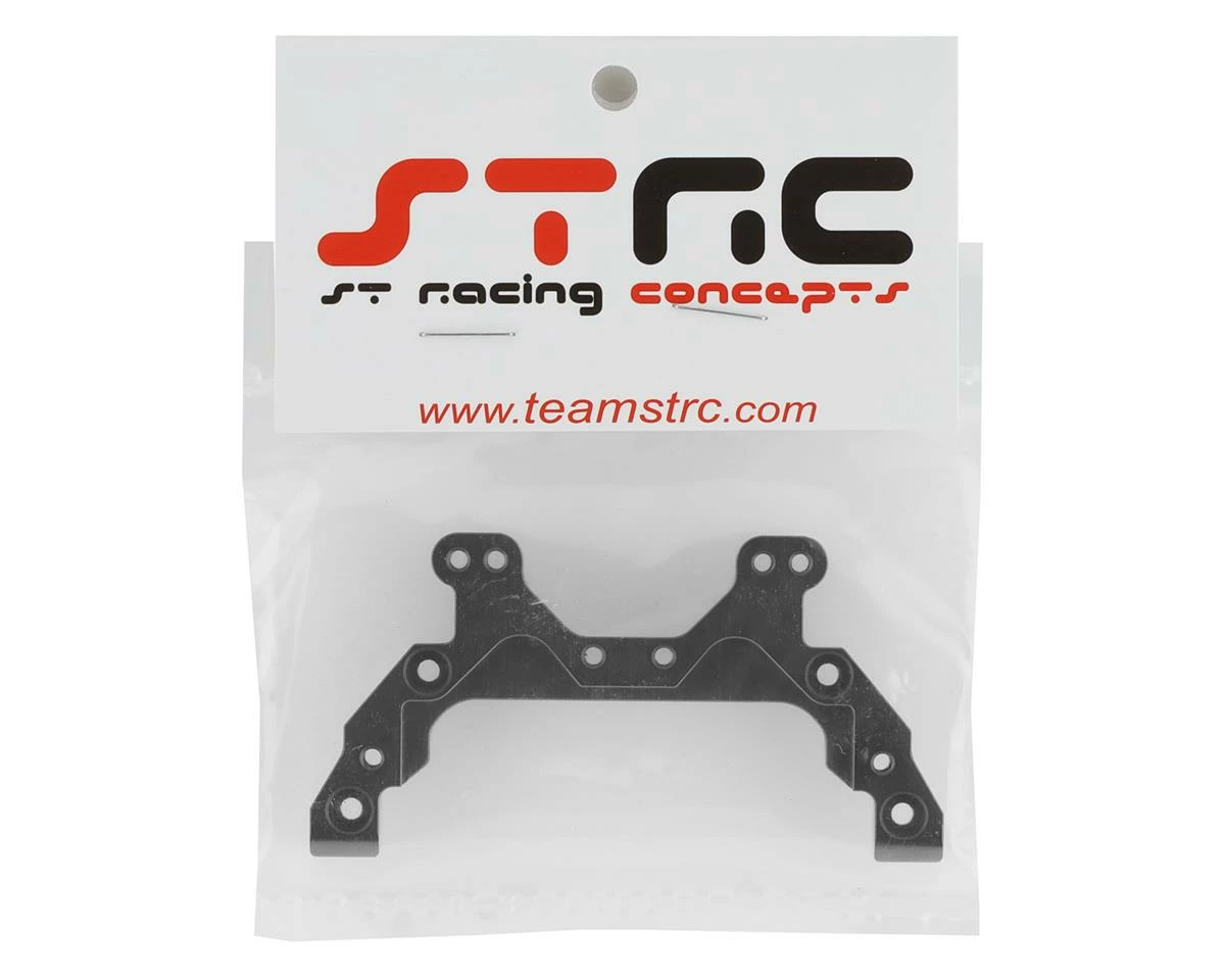 ST Racing Concepts Associated DR10 Aluminum HD Rear Chassis Brace (Black) - Image 2