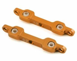 ST Racing Concepts DR10 Aluminum Rear Suspension Block Set (Orange) (0/1 Degree)