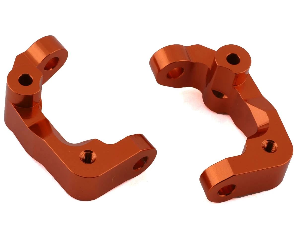 ST Racing Concepts DR10 Aluminum Caster Blocks (Orange) (2)