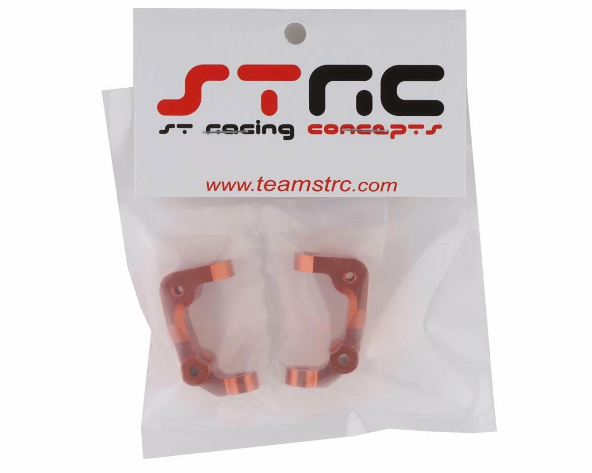 ST Racing Concepts DR10 Aluminum Caster Blocks (Orange) (2) - Image 2