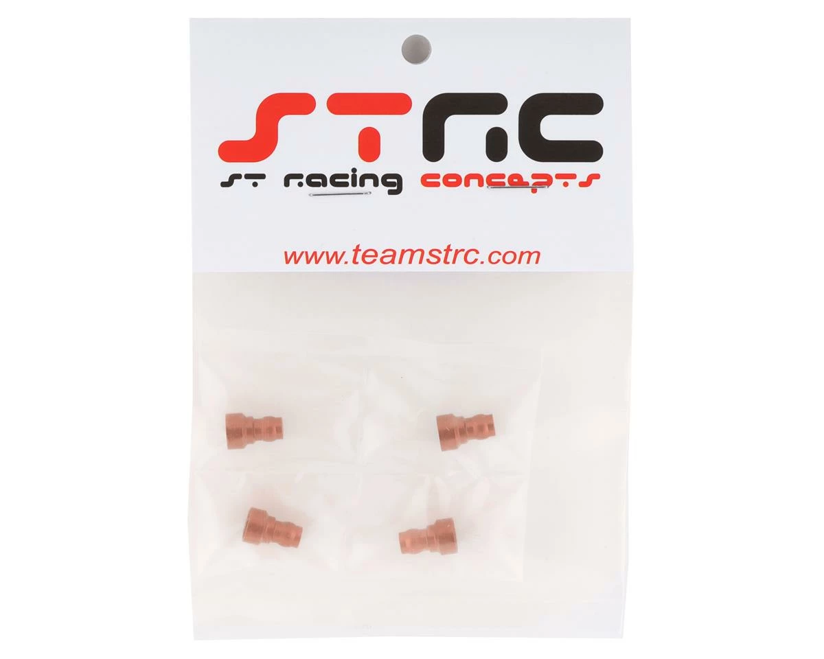 ST Racing Concepts DR10 Aluminum Upper Shock Mount Bushing (4) (Orange) - Image 2