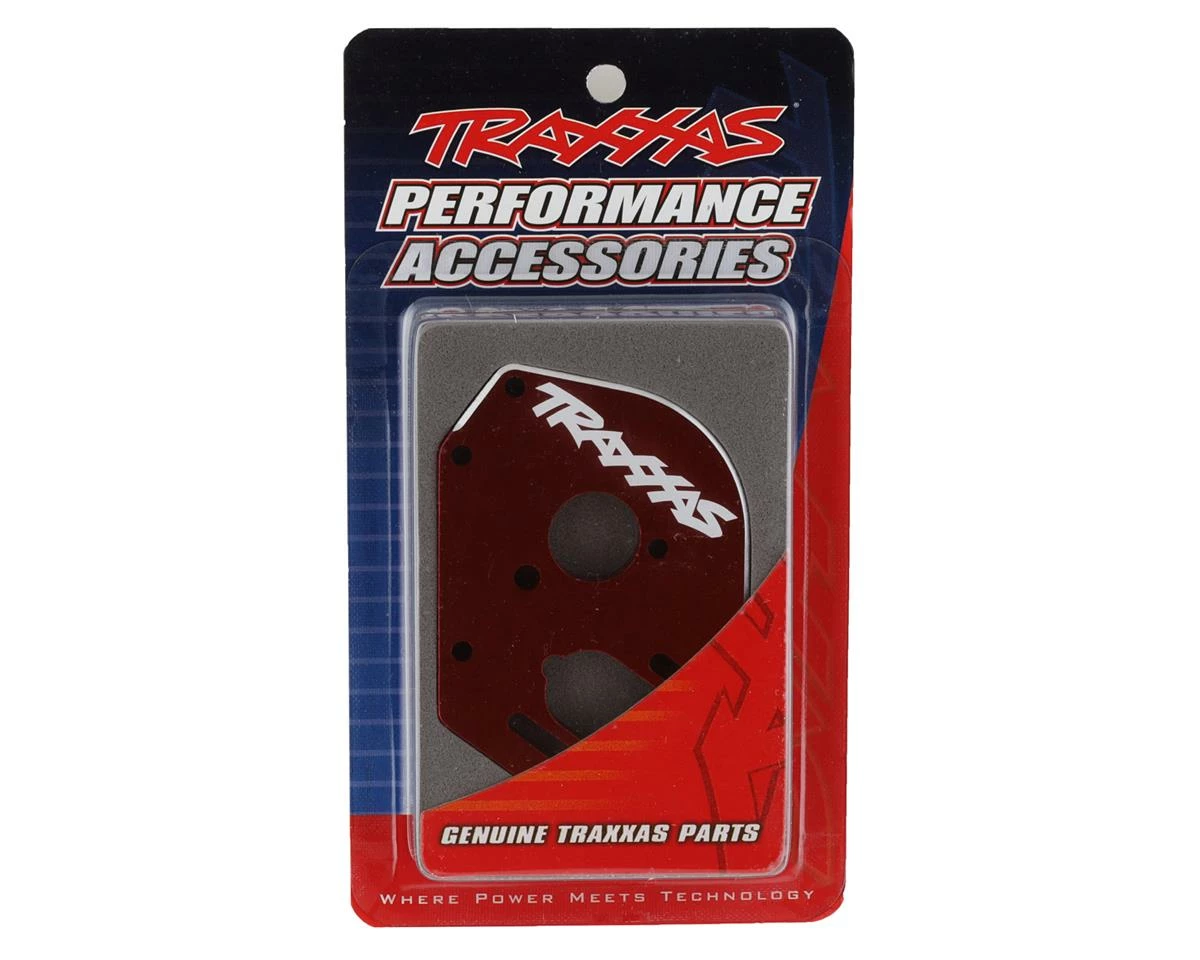 Traxxas Magnum 272R 4mm Aluminum Motor Plate (Red) - Image 2