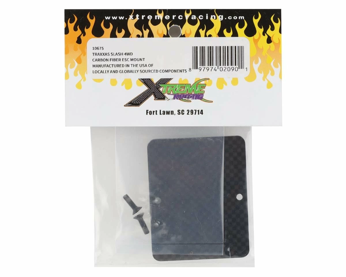Xtreme Racing Traxxas Slash 4WD Carbon Fiber ESC Mount - Image 2